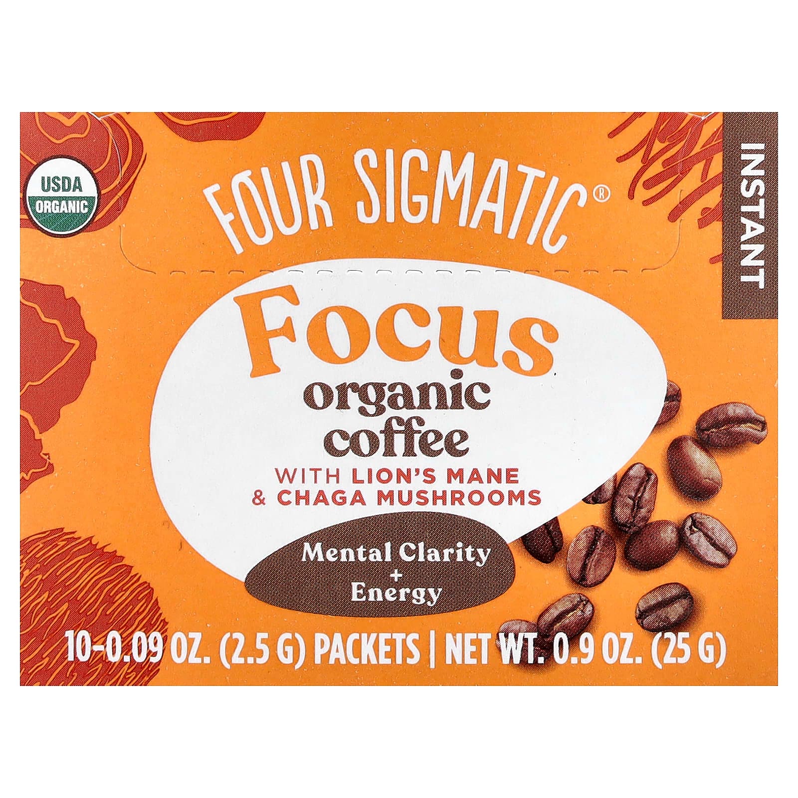 Four Sigmatic Focus Instant Organic Coffee